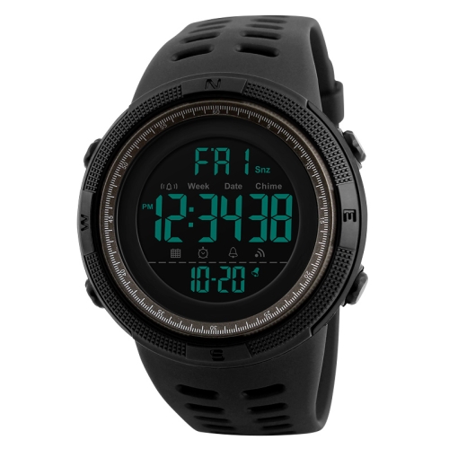 

SKMEI 1251 Men Fashionable Outdoor 50m Waterproof Sports Watch Digital Watch with PU Watchband(Grey)