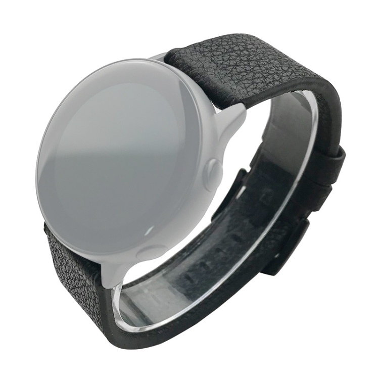 

Cross Pattern Leather Wrist Watch Band for Samsung Gear S2 20mm / Galaxy 42mm (Black)