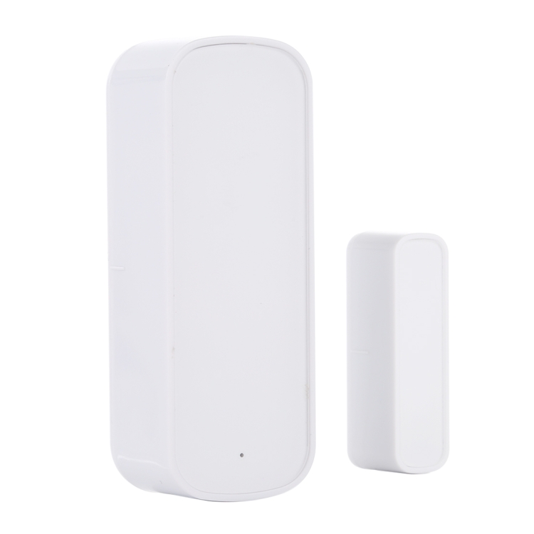 

QEVDO QDSW1 WiFi Door and Window Magnetic Sensor Intelligent Alarm Soor and Window Security System, Support APP Alarm & Alexa / Google Voice Control(White)
