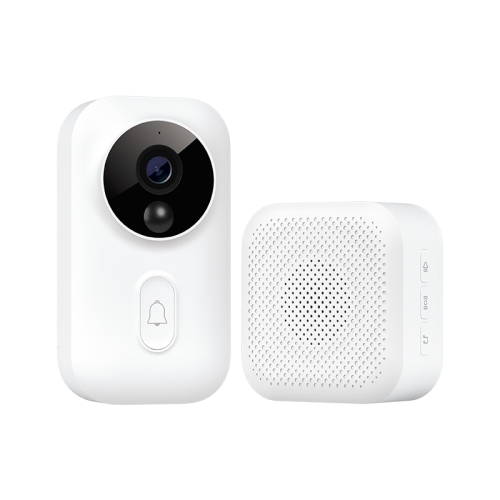 

Original Xiaomi Mijia 1280x720P Smart Video Visual Doorbell with Doorbell Receiver, Support Infrared Night Vision & Change Voice Intercom & Real-time Video Viewing(White)