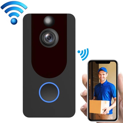 

V7 Standard Edition 1080P Wireless WiFi Smart Doorbell, Support Motion Detection & Infrared Night Vision & Two-way Voice(Black)