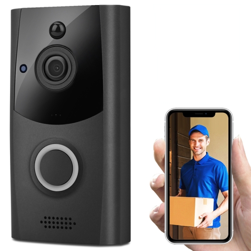 

M11 720P Smart WIFI Ultra Low Power Video Visual Doorbell,Support Phone Remote Monitoring & Night Vision& IP53 Waterproof & SD Card (Grey)