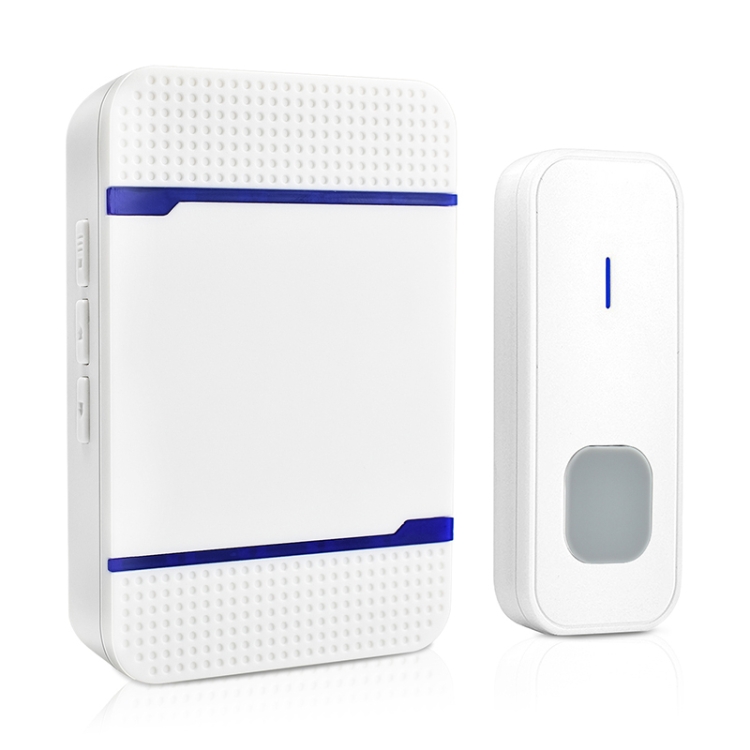 

P7 110dB Wireless IP55 Waterproof Low Power Consumption WiFi Doorbell Receiver with Night Light , 53 Music Options, Receiver Distance: 300m (White)