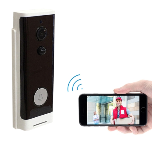 

M200A WiFi Intelligent Round Button Video Doorbell, Support Infrared Motion Detection & Adaptive Rate & Two-way Intercom & Remote / PIR Wakeup(White)