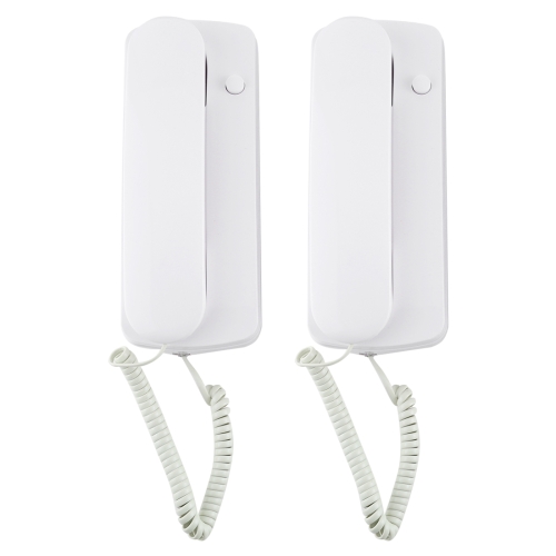 

109DC Two-way High-definition Wired Intercom Doorphone (White)