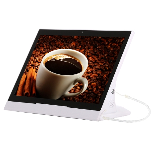 

10.1 inch IPS Touch Screen Stand All in One PC, 2GB+16GB, Android 6.0 RK3128 Cortex A7 Quad Core Up to 1.3GHz, Support Bluetooth & WiFi & RJ45 & TF Card(32GB Max) & HDMI & 3.5mm Audio Port(White)