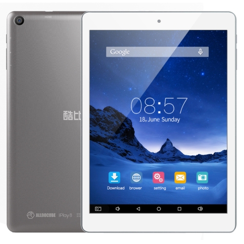 

ALLDOCUBE iPlay 8 U78 Tablet PC, 7.85 inch, 1GB+16GB, Android 6.0 MT8163 Quad Core 1.3GHz, Support OTG & GPS & FM & Bluetooth & Dual Band WiFi (White + Grey)