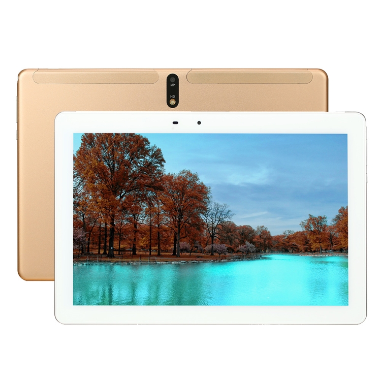

X107 4G Phone Call Tablet PC, 10.1 inch, 3GB+32GB, Android 9.0 MT6762 Octa Core 64-bits, Support Dual SIM / WiFi / Bluetooth / GPS / OTG(Gold)