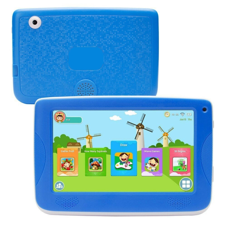 

758 Kids Education Tablet PC with Bracket, 7.0 inch, 512MB+8GB, Android 4.4 Allwinner A33 Cortex A7 Processor, Support WiFi / Micro SD Card / G-sensor(Blue)