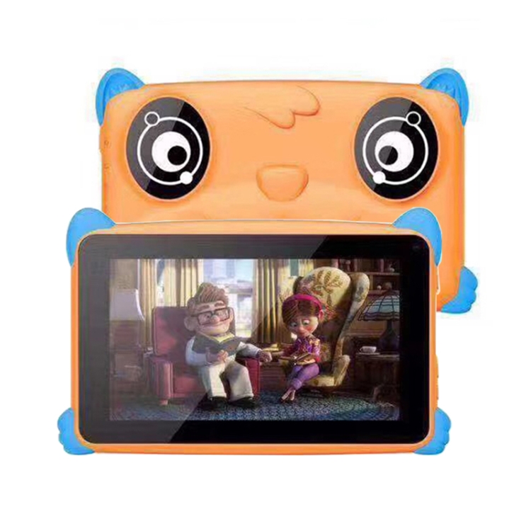 

7080 Kids Education Tablet PC, 7.0 inch, 1GB+8GB, Google Android 4.4 Gingerbread, Allwinner A33 Quad Core Cortex A7, Support WiFi / Bluetooth / TF Card / G-sensor, with Silicone Case (Orange)
