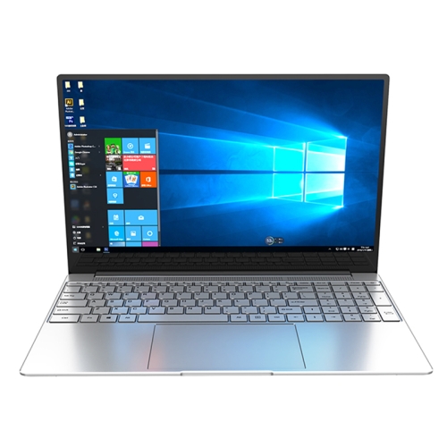 

CENAVA F158G Notebook, 15.6 inch, 8GB+512GB, Windows 10 Intel Core i3-6157U Dual Core Up to 2.40 GHz, Support TF Card & Bluetooth & WiFi & Micro HDMI, US/EU Plug(Silver)