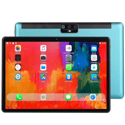 

BDF H1 4G LTE Tablet PC, 10.1 inch, 2GB+32GB, Android 9.0, SC9863A Octa Core Cortex-A55, Support Dual SIM & Bluetooth & WiFi & GPS, EU Plug(Blue)