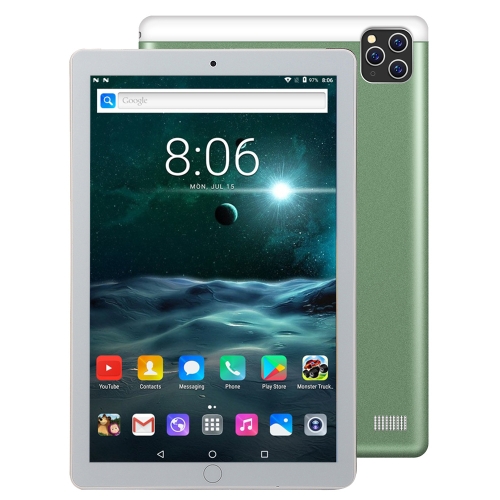 

BDF A10 3G Phone Call Tablet PC, 10 inch, 1GB+16GB, Android 5.1, MTK6592 Octa Core Cortex-A7, Support Dual SIM & Bluetooth & WiFi & GPS, EU Plug(Green)