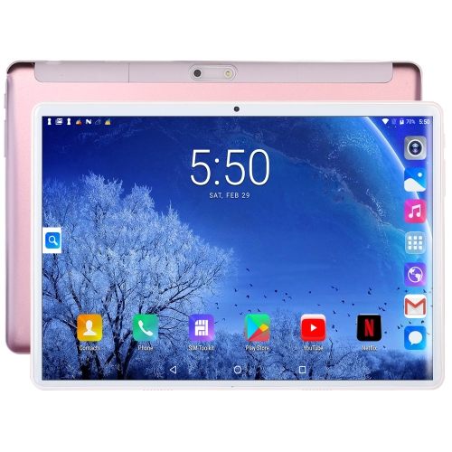 

BDF S10 4G LTE Tablet PC, 10.1 inch, 2GB+32GB, Android 9.0, SC9863A Octa Core Cortex-A55, Support Dual SIM & Bluetooth & WiFi & GPS, EU Plug (Pink)