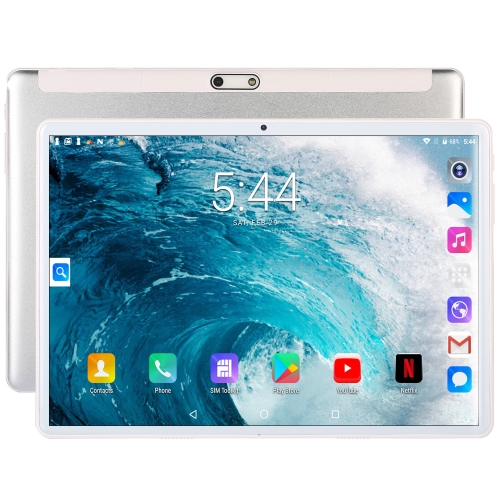 

BDF S10 4G LTE Tablet PC, 10.1 inch, 2GB+32GB, Android 9.0, SC9863A Octa Core Cortex-A55, Support Dual SIM & Bluetooth & WiFi & GPS, EU Plug(Silver)