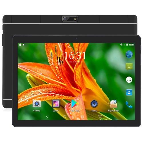 

BDF YLD 4G LTE Tablet PC, 10.1 inch, 2GB+32GB, Android 9.0, SC9863A Octa Core Cortex-A55, Support Dual SIM & Bluetooth & WiFi & GPS, EU Plug (Black)