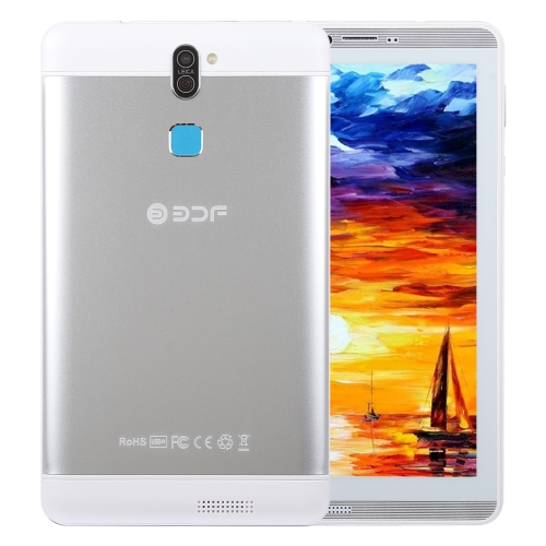 

EDF 7.0 inch Tablet PC, 1GB+16GB, 3G Phone Call, Android 6.0, SC7731 Quad Core, OTG, Dual SIM, GPS, WIFI, Bluetooth(Silver)
