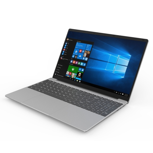 

HONGSAMDE F152 Notebook, 15.6 inch, 12GB+128GB, Fingerprint Unlock, Windows 10 Intel Celeron J4105 Quad Core 1.5-2.5GHz, Support TF Card & Bluetooth & WiFi & HDMI, US Plug (Silver)