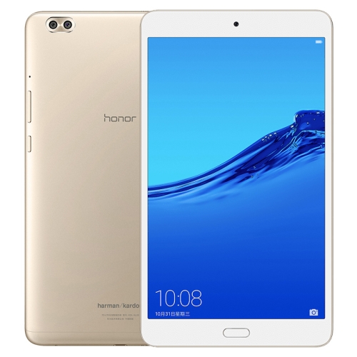 

Huawei Honor Waterplay HDL-W09 WiFi, 8 inch, 4GB+128GB, Face & Fingerprint Identification, IP67 Waterproof, Android 8.0 Hisilicon Kirin 659 Octa Core, Support OTG & GPS & Dual Band WiFi & BT (Champagne Gold)