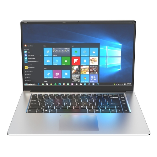 

Hongsamde Ultrabook, 15.6 inch, 8GB+256GB, Windows 10 OS, Intel Celeron J3455 Quad Core, Support WiFi / Bluetooth / TF Card Extension / Mini HDMI (Silver)
