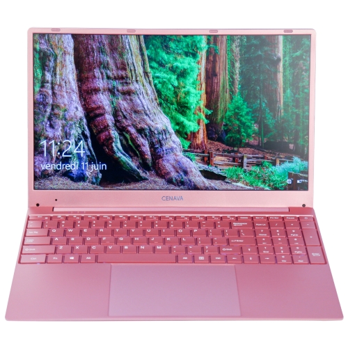 

CENAVA F151 Ultrabook, 15.6 inch, 8GB+128GB, Windows 10 Intel Celeron J4105 Dual Core Up to 2.5GHz, Support TF Card & Bluetooth & Dual WiFi & Mini HDMI, US/EU Plug(Rose Gold)