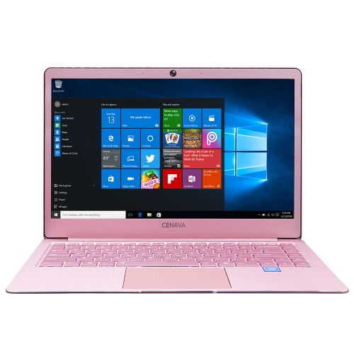 

CENAVA P14 Ultrabook, 14 inch, 8GB+256GB, Windows 10 Intel Celeron J3355 Dual Core Up to 2.5GHz, Support TF Card & Bluetooth & Dual WiFi & Mini HDMI, US/EU Plug(Rose Gold)