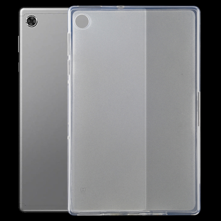 

For Lenovo Tab M10 Plus Shockproof Transparent TPU Soft Protective Back Cover Case (Transparent)
