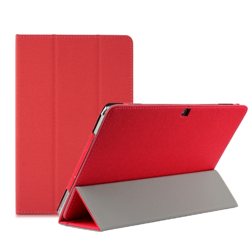 

Horizontal Flip Leather Case for CHUWI HI10 AIR, with 3-folding Holder(Red)