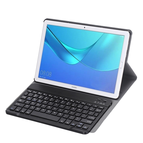 

Detachable Bluetooth Keyboard Ultrathin Horizontal Flip Leather Case for Huawei MediaPad M5 10.8 inch, with Holder (Black)