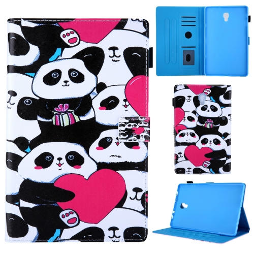 

Pandas Pattern Horizontal Flip Leather Case for Galaxy Tab A 10.5 T590, with Holder & Card Slot & Sleep / Wake-up Function