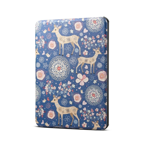 

Reindeer Blue Pattern Horizontal Flip PU Leather Protective Case for Amazon Kindle 2019, with Sleep & Wake-up Funtion