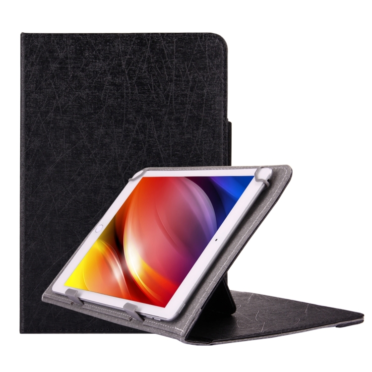 

Universal Strokes Texture Horizontal Flip Leather Case with Holder for 10 inch Tablet PC(Black)