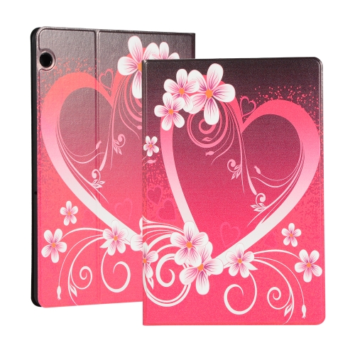 

Love Pattern Universal Spring Texture TPU Protective Case for Huawei MediaPad T5, with Holder