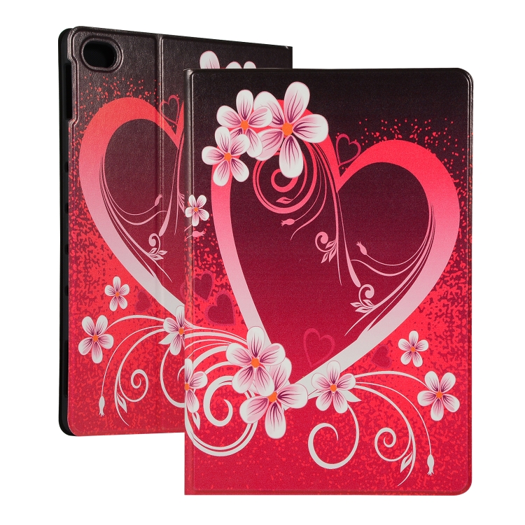 

Love Pattern Universal Spring Texture TPU Protective Case for Huawei Mediapad M5 10.1 inch / C5 10.1 inch, with Holder