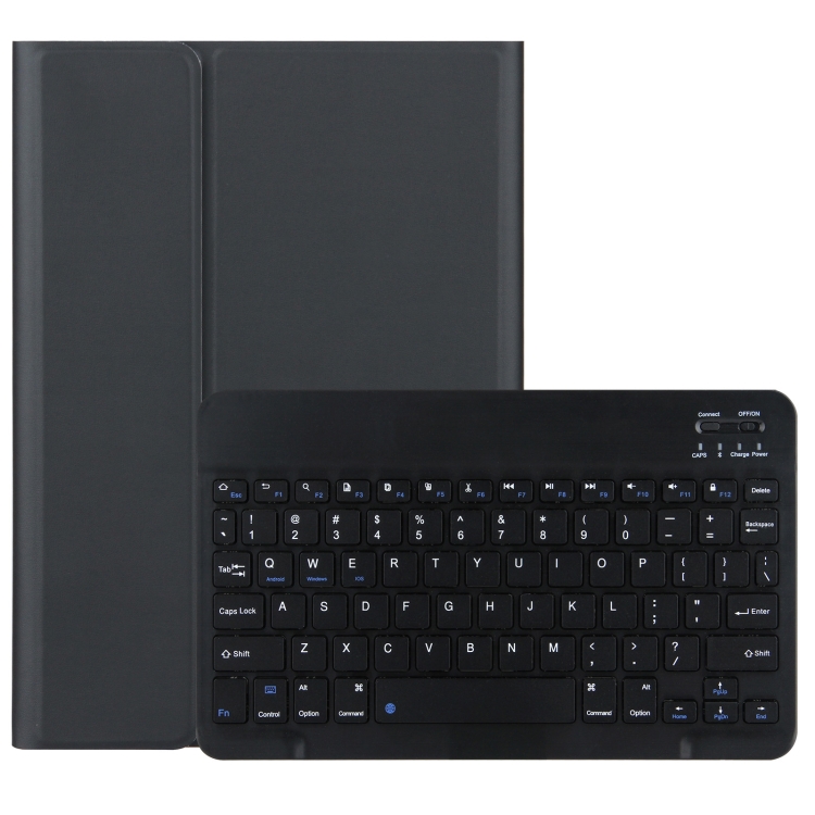 

DY-M10ReL 2 in 1 Removable Bluetooth Keyboard + Protective Leather Case with Holder for Lenovo Tab M10 FHD REL(Black)