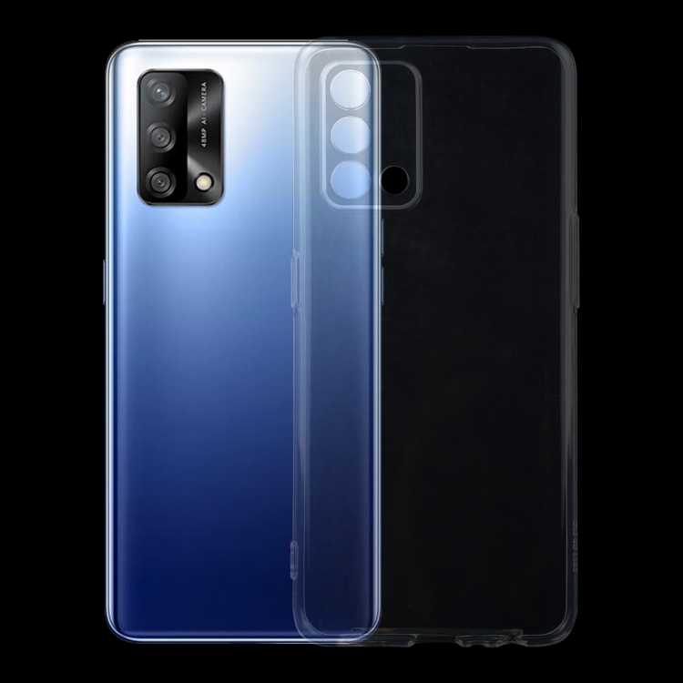 

For OPPO F19 0.75mm Ultra-thin Transparent TPU Soft Protective Case