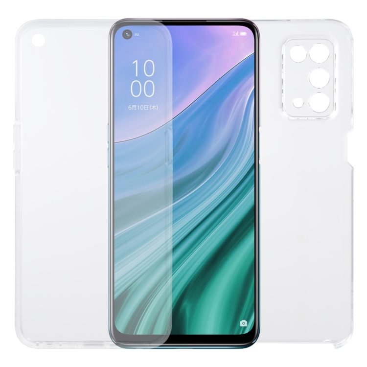 

For OPPO A54 5G/A74 5G/A93 5G PC+TPU Ultra-Thin Double-Sided All-Inclusive Transparent Case