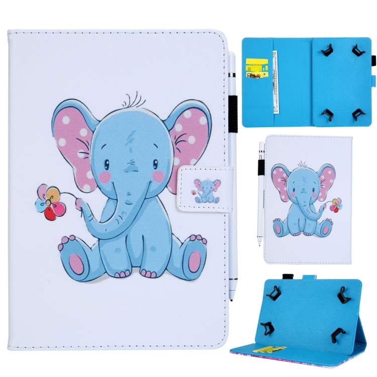 

Universal Dumbo Pattern Horizontal Flip Leather Case for 8 inch Tablet PC, with Holder & Card Slot & Wallet