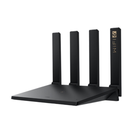 

Original Huawei Router AX3 Pro 3000Mbps 2.4G / 5.0GHz Dual Band WiFi Router with 5dBi Antennas, Gigahome Quad-core 1.4 GHz CPU(Black)