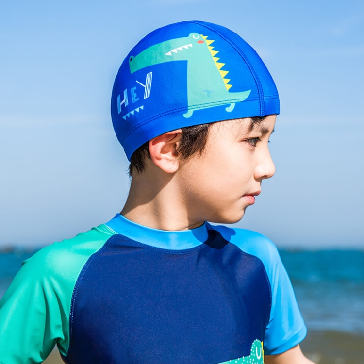 

Original Xiaomi Children Printing Anti-sunburn Swimming Cap (Blue)