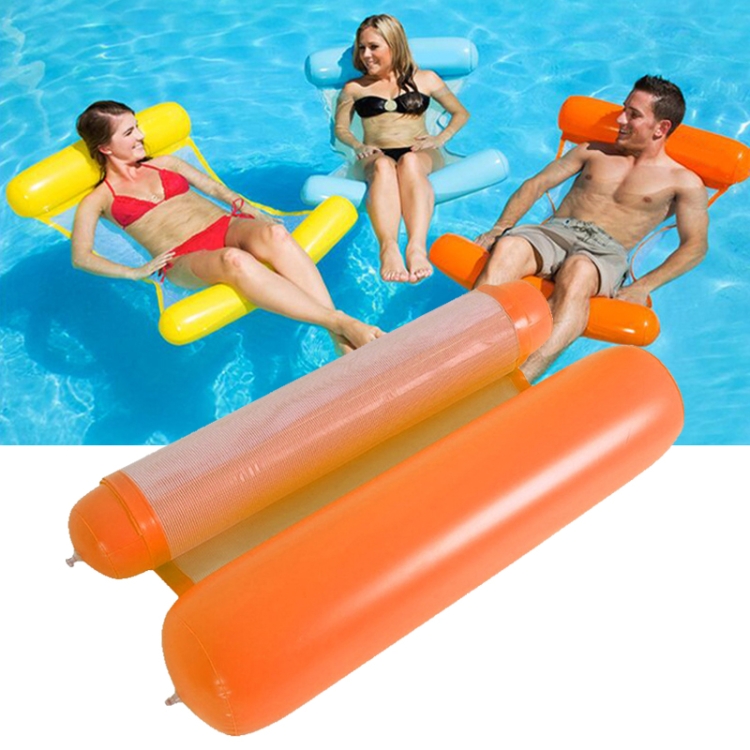 

Foldable Double-purpose Backrest Float Hammock with Net, Size: 130x73cm (Orange)