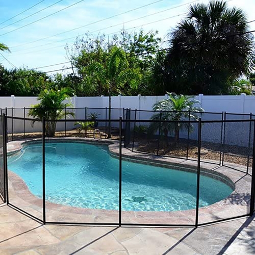 

[US Warehouse] Outdoor Pool Fence with Section Kit, Size: 4x12Ft