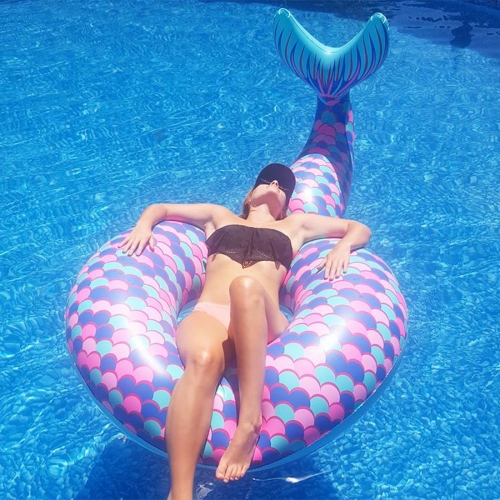 mermaid floating pool lounge