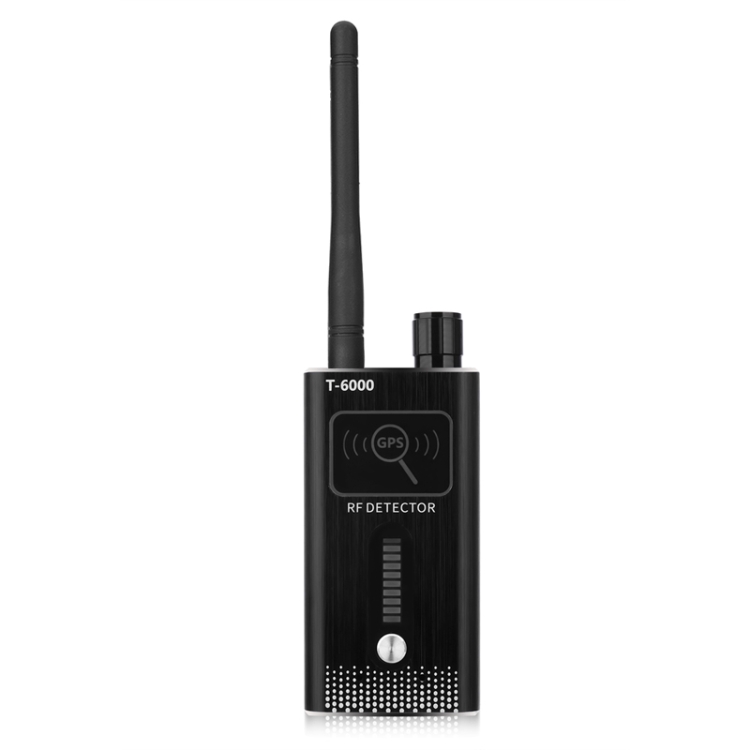 

T-6000 GPS Signal Lens RF Tracker WiFi GSM Bug Detector (Black)