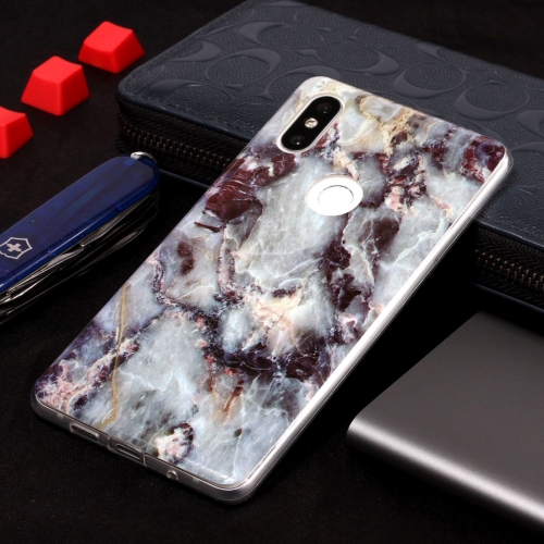 

Marble Pattern Soft TPU Case For Xiaomi Mi Mix 2S(Grey)