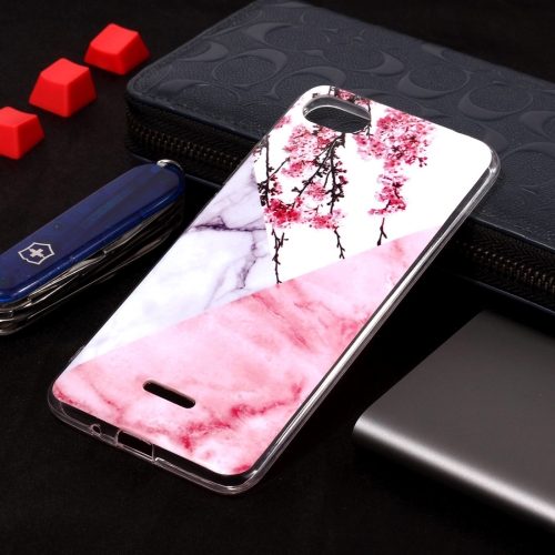 

Marble Pattern Soft TPU Case For Xiaomi Redmi 6A(Plum Blossom)