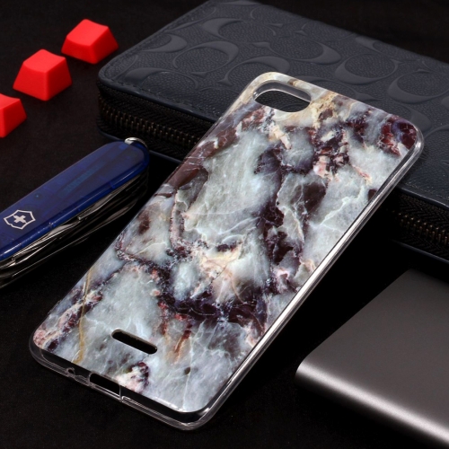 

Marble Pattern Soft TPU Case For Xiaomi Redmi 6A(Grey)