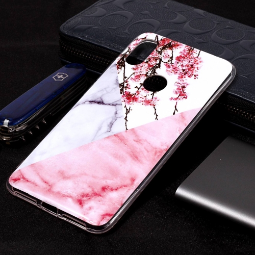 

Marble Pattern Soft TPU Case For Xiaomi Redmi S2(Plum Blossom)