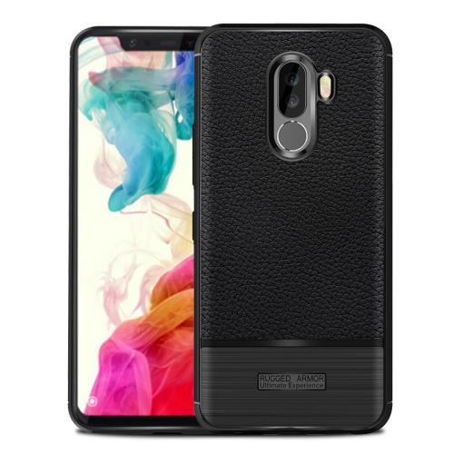 

Rugged Armor Litchi Texture Shakeproof TPU Case for Xiaomi POCO F1 (Black)