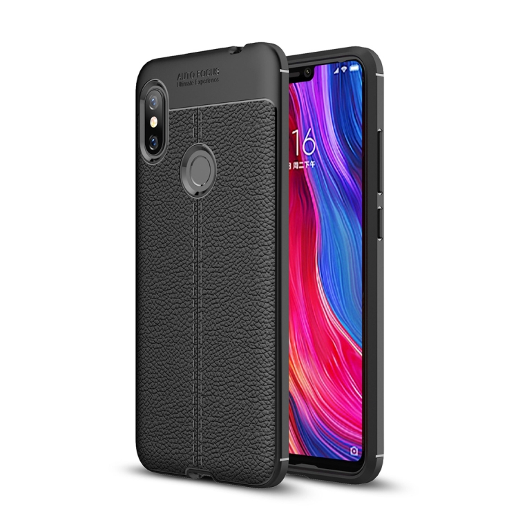 

Litchi Texture TPU Shockproof Case for Xiaomi Redmi Note 6 (Black)